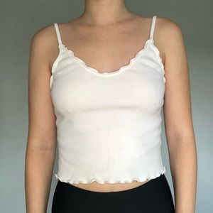 Brandy Melville Lettuce Hem Tank